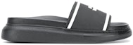 Order (W) Alexander McQueen Oversized Hybrid Signature Slide 'Hitam Putih' 633908-W4N40-1006