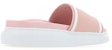 (W) Alexander McQueen Oversized Hybrid Signature Slide 'Rose Quartz' - Gelungsur Kuartza Merah Muda 633908-W4N40-6976