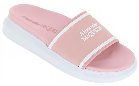 (W) Alexander McQueen Oversized Hybrid Signature Slide 'Rose Quartz' - Gelungsur Kuartza Merah Muda 633908-W4N40-6976 Lookbook (W) Alexander McQueen Oversized Hybrid Signature Slide 'Rose Quartz' - Gelungsur Kuartza Merah Muda 633908-W4N40-6976