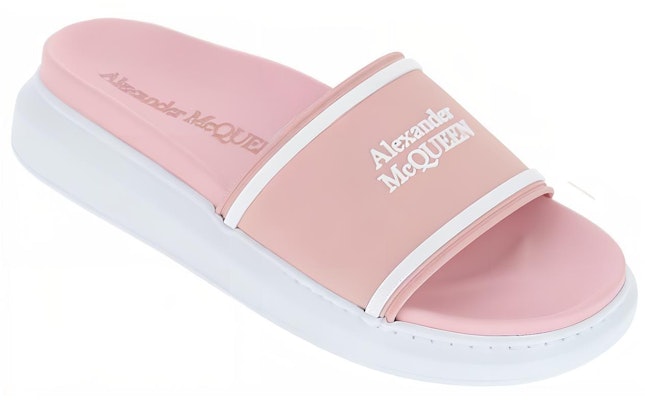 (Women) Alexander McQueen Oversized Hybrid Signature Slide 'Rose Quartz' 633908-W4N40-6976 Lookbook (Women) Alexander McQueen Oversized Hybrid Signature Slide 'Rose Quartz' 633908-W4N40-6976