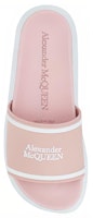 亞歷山大·麥昆 Logo-Detailed 橡膠柔軟舒適厚底時尚涼拖 女款 淺粉 Shop 亞歷山大·麥昆 Logo-Detailed 橡膠柔軟舒適厚底時尚涼拖 女款 淺粉