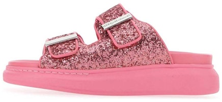 (Women) Alexander McQueen Oversized Hybrid Slide 'Pink Glitter' 708097W4PZ35497 (Women) Alexander McQueen Oversized Hybrid Slide 'Pink Glitter' 708097W4PZ35497