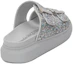 Lookbook (W) Alexander McQueen Sandal Oversize 'Silver Glitter' 708097-W4JFA-8387