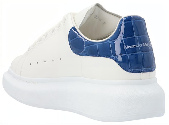 (W) Alexander McQueen Oversized Biru Crocodile 553770WHXMY9553 Order (W) Alexander McQueen Oversized Biru Crocodile 553770WHXMY9553