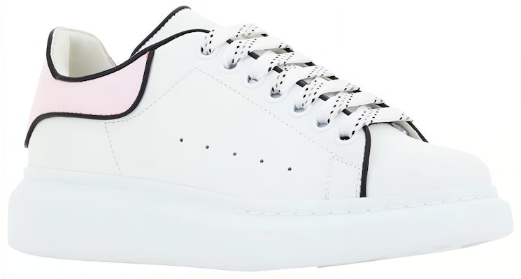 (W) 알렉산더 맥퀸 오버사이즈 레더 스니커즈 '화이트 핑크' 733003WHJE58845 Order (W) 알렉산더 맥퀸 오버사이즈 레더 스니커즈 '화이트 핑크' 733003WHJE58845
