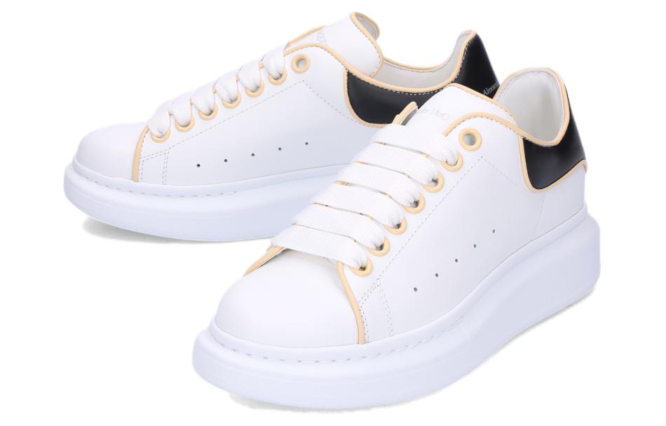 Order (W) アレキサンダー・マックイーン 厚底レザースニーカー 白黒 733003WHJE58808