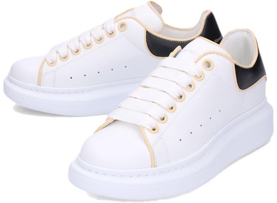 (W) アレキサンダー・マックイーン 厚底レザースニーカー 白黒 733003WHJE58808 Order (W) アレキサンダー・マックイーン 厚底レザースニーカー 白黒 733003WHJE58808