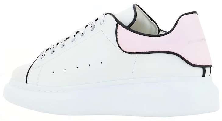 (W) 알렉산더 맥퀸 오버사이즈 레더 스니커즈 '화이트 핑크' 733003WHJE58845 Shop (W) 알렉산더 맥퀸 오버사이즈 레더 스니커즈 '화이트 핑크' 733003WHJE58845
