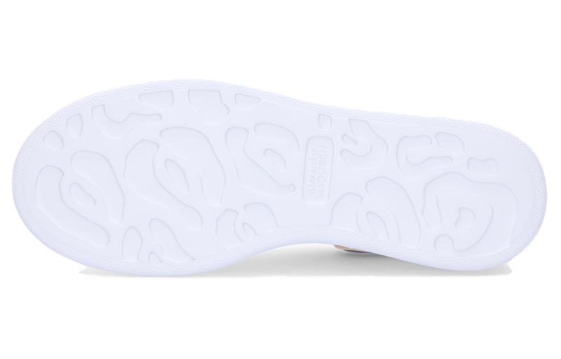 Purchase (W) アレキサンダー・マックイーン 厚底レザースニーカー 白黒 733003WHJE58808