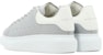 (W) Alexander McQueen Oversized Kelabu Terang 718139WHGP58704