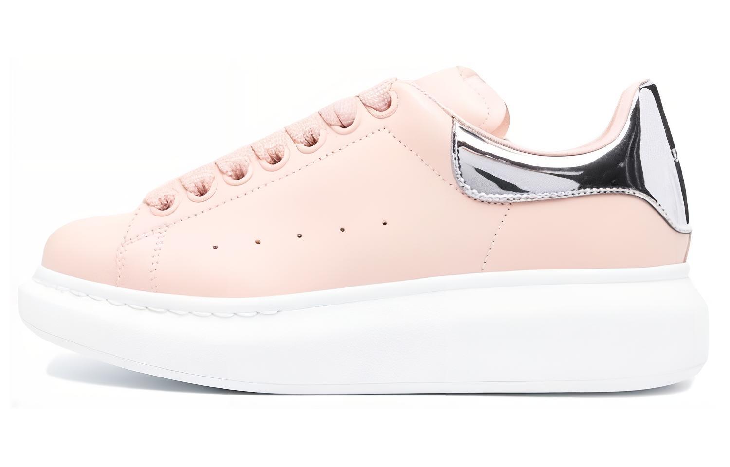 Buy (W) 亚历山大麦昆 粉红银色系宽松款 718232WIEE42977