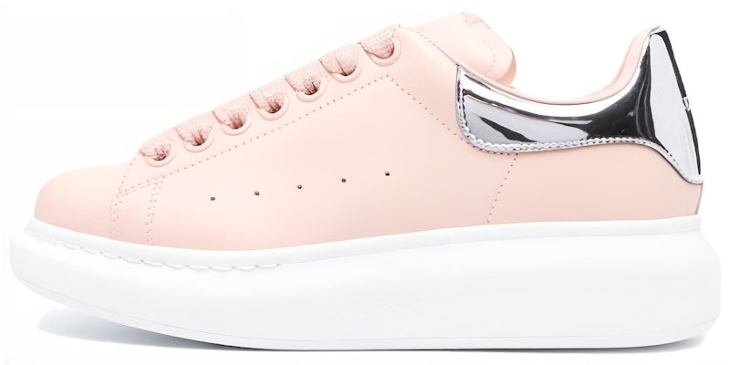 (W) Alexander McQueen Oversized Warna Pink Muda Aksen Perak 718232WIEE42977 Buy (W) Alexander McQueen Oversized Warna Pink Muda Aksen Perak 718232WIEE42977