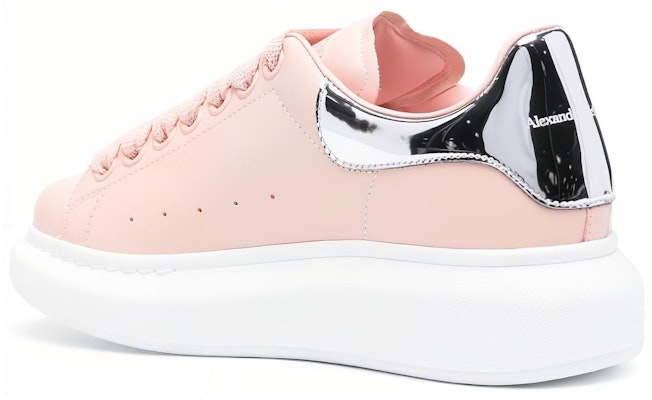 (W) Alexander McQueen Oversized Warna Pink Muda Aksen Perak 718232WIEE42977 Shop (W) Alexander McQueen Oversized Warna Pink Muda Aksen Perak 718232WIEE42977