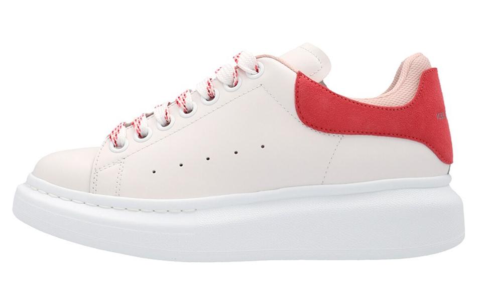 (Women) Alexander McQueen Oversized Low-Top Sneakers 'Beige Red' 697103WIBNH9889