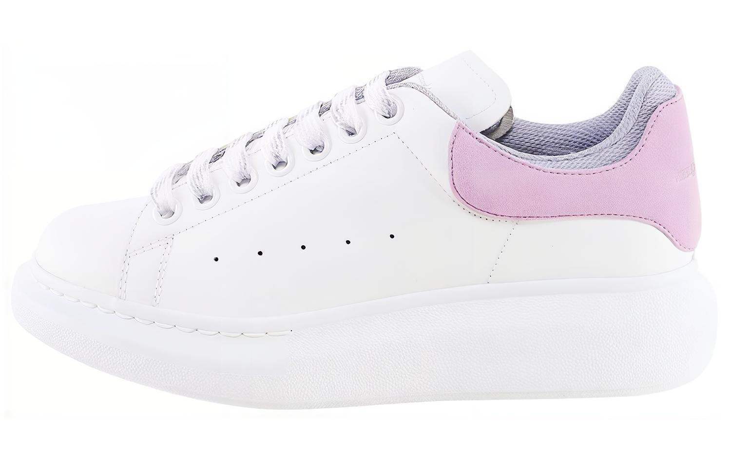 (Women) Alexander McQueen Oversized Low-Top Sneakers 'White Pink Purple' 697103WIBNH9859
