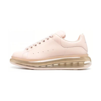(W) Alexander McQueen Oversized Pink Clear Sole