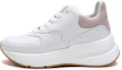 Buy (W) Alexander McQueen Oversized Runner Sneaker ''Weiß Rosa'' 586409WHRUB9182