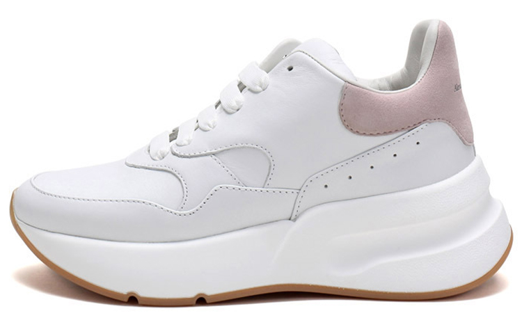 (Women) Alexander McQueen Oversized Runner Sneakers 'White Pink' 586409WHRUB9182