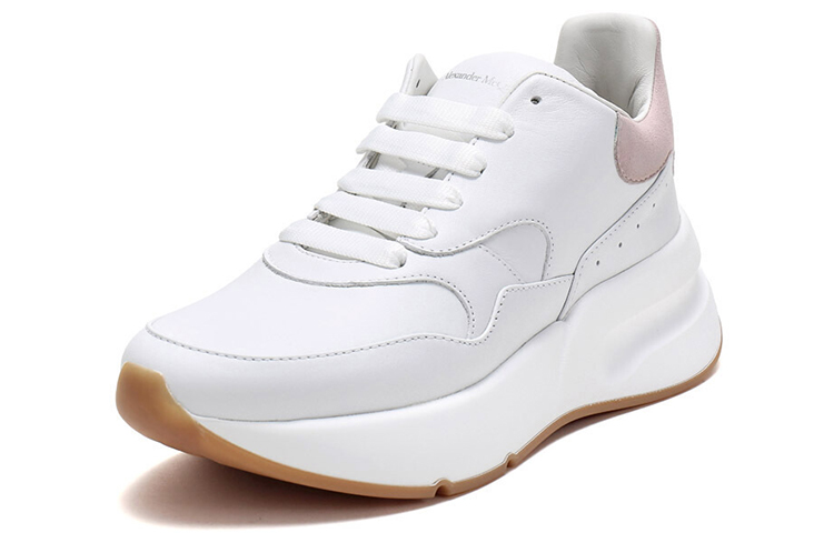 Order (W) Alexander McQueen Oversized Runner Sneaker ''Weiß Rosa'' 586409WHRUB9182
