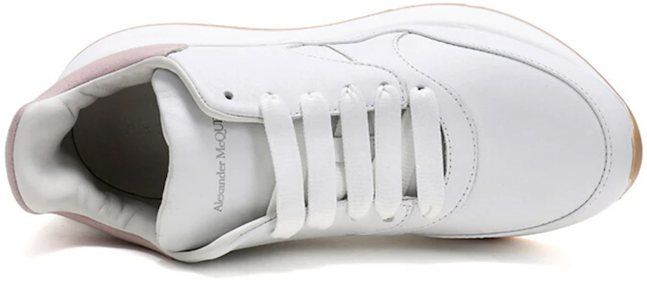(W) Alexander McQueen Oversized Runner Sneaker ''Weiß Rosa'' 586409WHRUB9182 Shop (W) Alexander McQueen Oversized Runner Sneaker ''Weiß Rosa'' 586409WHRUB9182