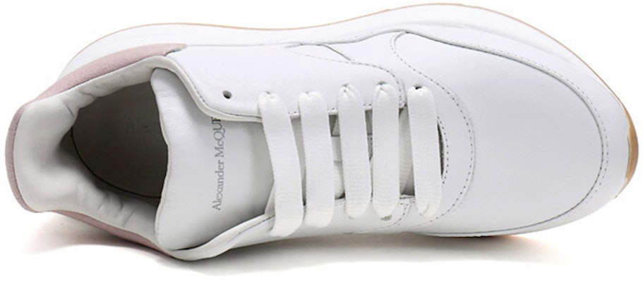 (Women) Alexander McQueen Oversized Runner Sneakers 'White Pink' 586409WHRUB9182 Shop (Women) Alexander McQueen Oversized Runner Sneakers 'White Pink' 586409WHRUB9182