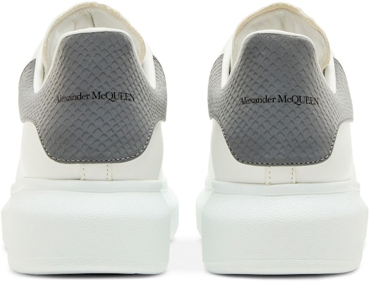 (W) Alexander McQueen Cetakan Ular Putih Kelabu Oversaiz 718232WIEE79154 Details for (W) Alexander McQueen Cetakan Ular Putih Kelabu Oversaiz 718232WIEE79154