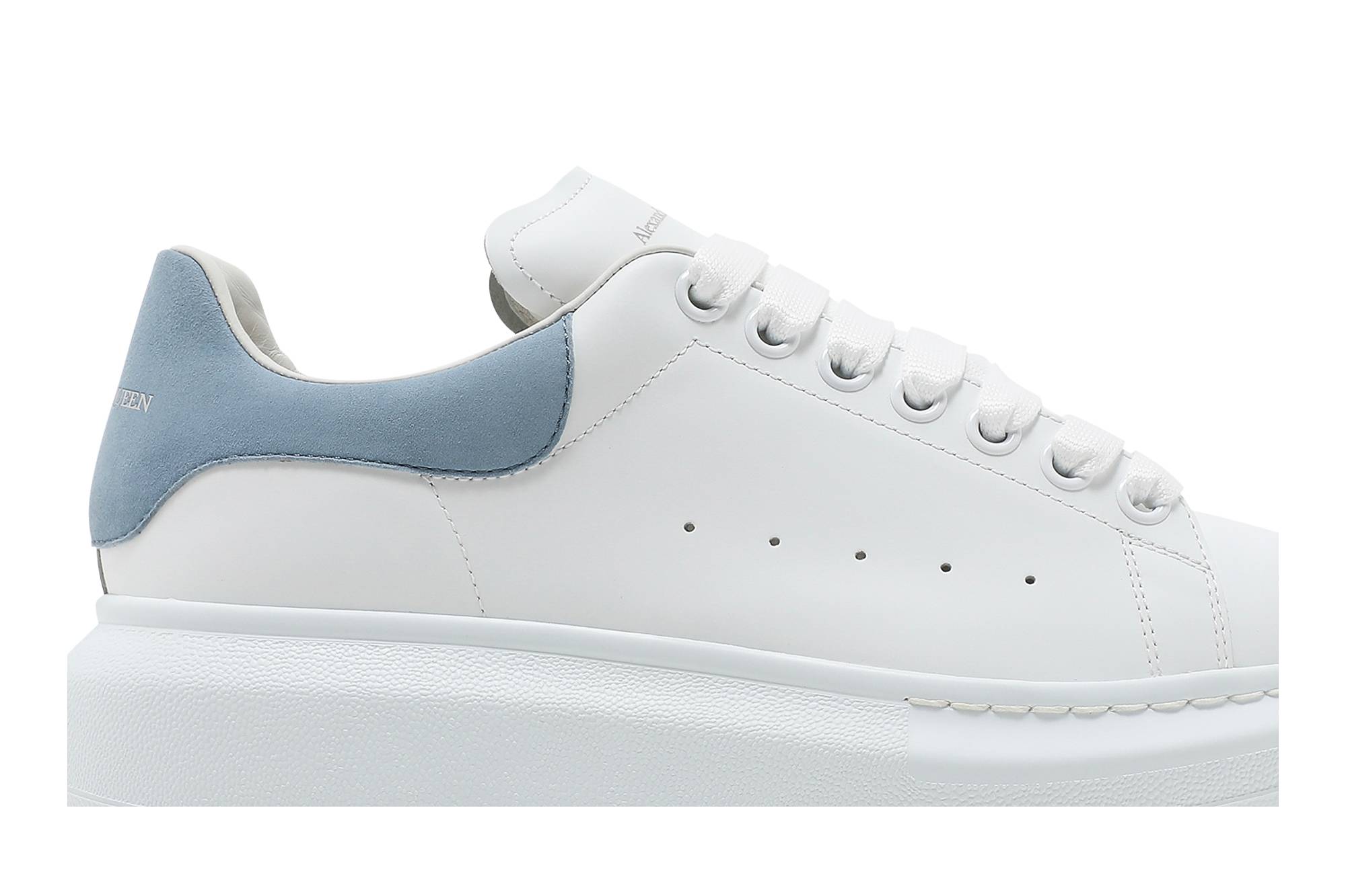 Order (W) Alexander McQueen Sneakers Oversized 2020 'Putih Biru Mimpi' 553770-WHGP7-9048