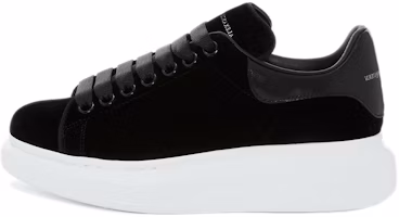 (Women) Alexander McQueen Oversized Sneaker 'Black Suede' 482142W4FKT1000 (Women) Alexander McQueen Oversized Sneaker 'Black Suede' 482142W4FKT1000