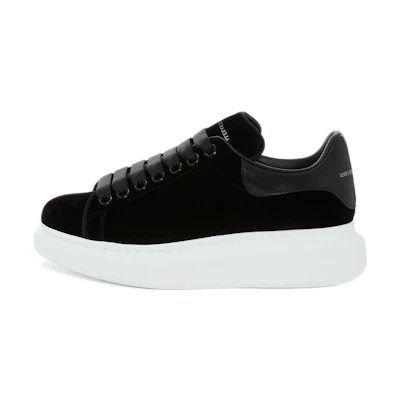 (W) Alexander McQueen Oversized Sneaker 'Black Suede'