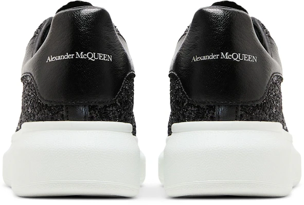 (W) Alexander McQueen Oversized Sneaker 'Hitam Putih Glitter' 553771-W4EY4-1000 Details for (W) Alexander McQueen Oversized Sneaker 'Hitam Putih Glitter' 553771-W4EY4-1000