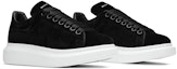 Cheap (W) Alexander McQueen Oversized Sneaker 'Hitam' 553775-W4FKT-1000