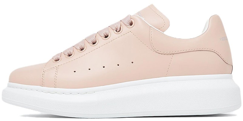 亞歷山大·麥昆(Alexander McQueen)超大款皮革圓頭綁帶時尚板鞋 女款 粉色 Buy 亞歷山大·麥昆(Alexander McQueen)超大款皮革圓頭綁帶時尚板鞋 女款 粉色