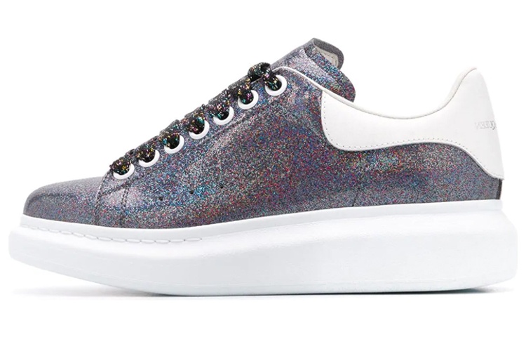 (W) Alexander McQueen Oversized Sneaker 'Bright Olo Glitter'