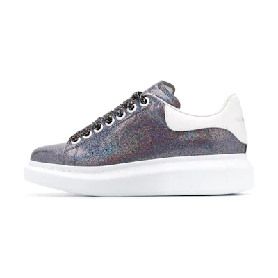 (W) Alexander McQueen Oversized Sneaker 'Bright Olo Glitter'