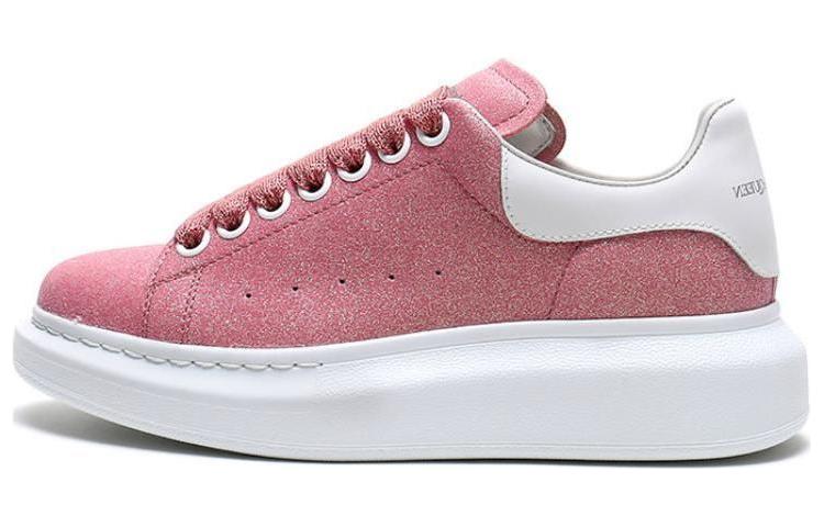 Buy (W) Alexander McQueen Oversized Sneaker 'Glitter Cerah - Magnolia' 558944-W4LV1-9243