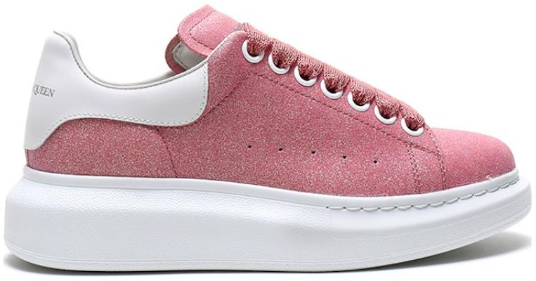 (W) Alexander McQueen Oversized Sneaker 'Glitter Cerah - Magnolia' 558944-W4LV1-9243 Order (W) Alexander McQueen Oversized Sneaker 'Glitter Cerah - Magnolia' 558944-W4LV1-9243