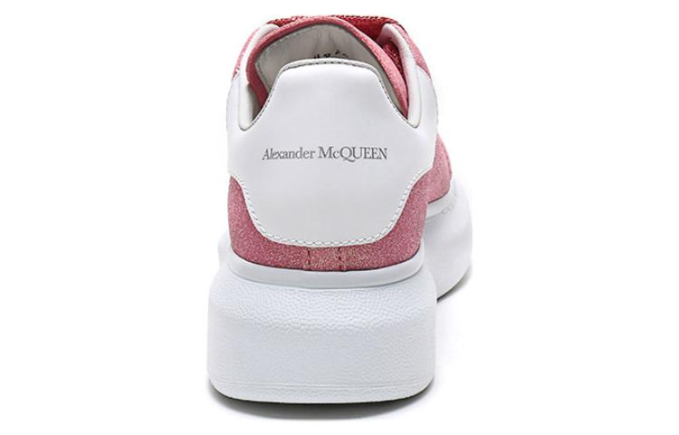 Shop (W) Alexander McQueen Oversized Sneaker 'Glitter Cerah - Magnolia' 558944-W4LV1-9243