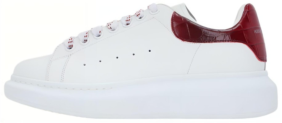 (W) Alexander McQueen Kasut Oversized 'Burgundy Crocodile' 718233WICG69088 Buy (W) Alexander McQueen Kasut Oversized 'Burgundy Crocodile' 718233WICG69088