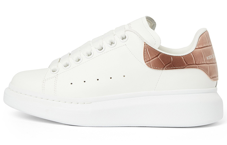 Buy 亞歷山大麥昆 低幫 時尚板鞋 女款 白棕