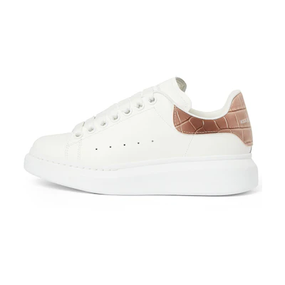 (W) Alexander McQueen Oversized Sneaker 'Burnt Pink Crocodile'