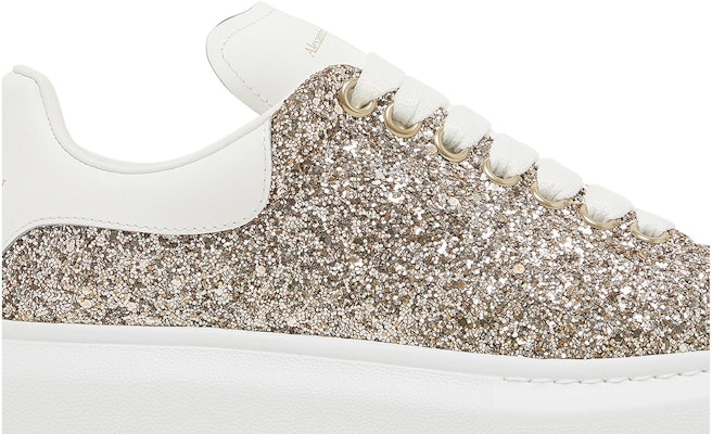 (W) Alexander McQueen Oversized Sneaker 'Calico Glitter' dalam Warna Berkilauan. 736296-W4VJ1-2228 Order (W) Alexander McQueen Oversized Sneaker 'Calico Glitter' dalam Warna Berkilauan. 736296-W4VJ1-2228