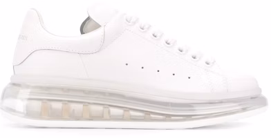 (Women) Alexander McQueen Oversized Sneaker 'Clear Sole - White' 611698WHX989000 (Women) Alexander McQueen Oversized Sneaker 'Clear Sole - White' 611698WHX989000