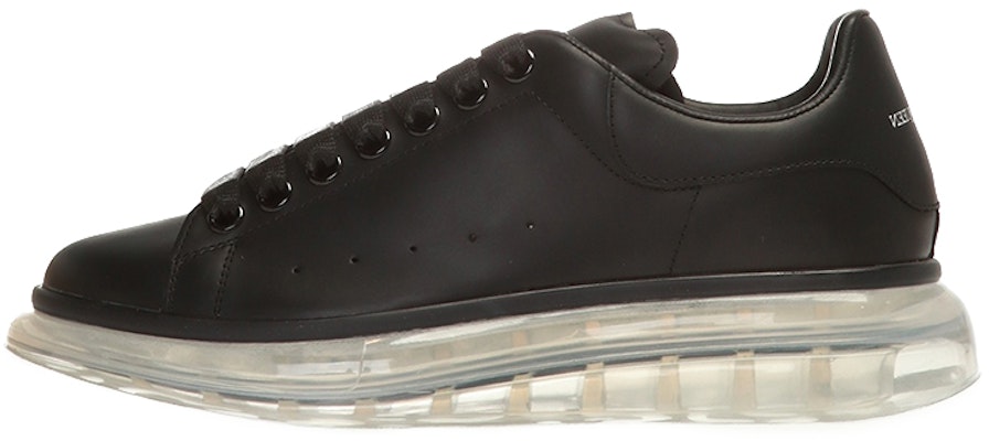(Women) Alexander McQueen Oversized Sneaker 'Clear Sole - Black White' 611698WHX981070 Buy (Women) Alexander McQueen Oversized Sneaker 'Clear Sole - Black White' 611698WHX981070