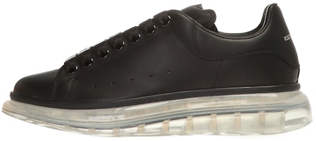 (Women) Alexander McQueen Oversized Sneaker 'Clear Sole - Black White' 611698WHX981070 (Women) Alexander McQueen Oversized Sneaker 'Clear Sole - Black White' 611698WHX981070