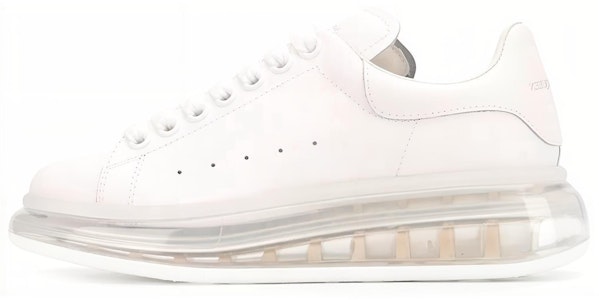 (W) Alexander McQueen Oversized Sneaker 'Clear Sole - Putih' 611698WHX989000 Buy (W) Alexander McQueen Oversized Sneaker 'Clear Sole - Putih' 611698WHX989000
