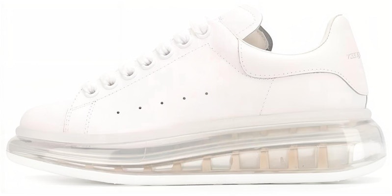 (Women) Alexander McQueen Oversized Sneaker 'Clear Sole - White' 611698WHX989000 Buy (Women) Alexander McQueen Oversized Sneaker 'Clear Sole - White' 611698WHX989000