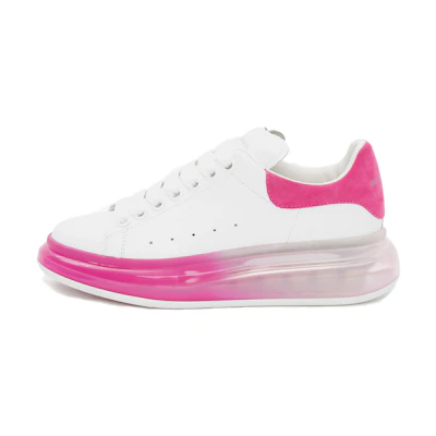 (W) Alexander McQueen Oversized Sneaker 'Clear Sole - White Pink'
