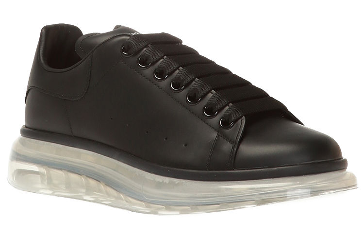 Order (W) Alexander McQueen 'Clear Sole - Hitam Putih' Sneaker Oversized 611698WHX981070