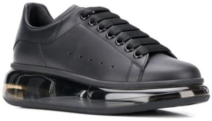 (W) Alexander McQueen Sneaker Oversized 'Clear Sole - Hitam' 611698-WHX98-1000 Order (W) Alexander McQueen Sneaker Oversized 'Clear Sole - Hitam' 611698-WHX98-1000