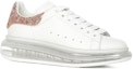 Lookbook (W) Alexander McQueen Oversized Sneaker 'Clear Sole - Pink Glitter' 621718WHZ419928